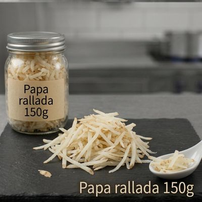 Papa rallada cruda